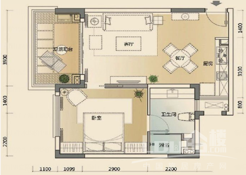 海南万宁石梅山庄户型图