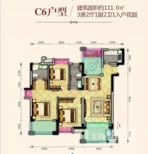 海南万宁龙憩园中园户型图