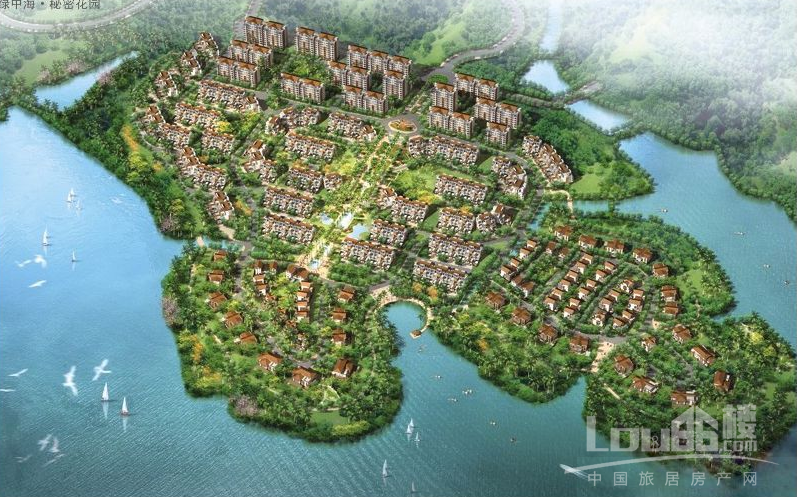 海南万宁绿中海效果图