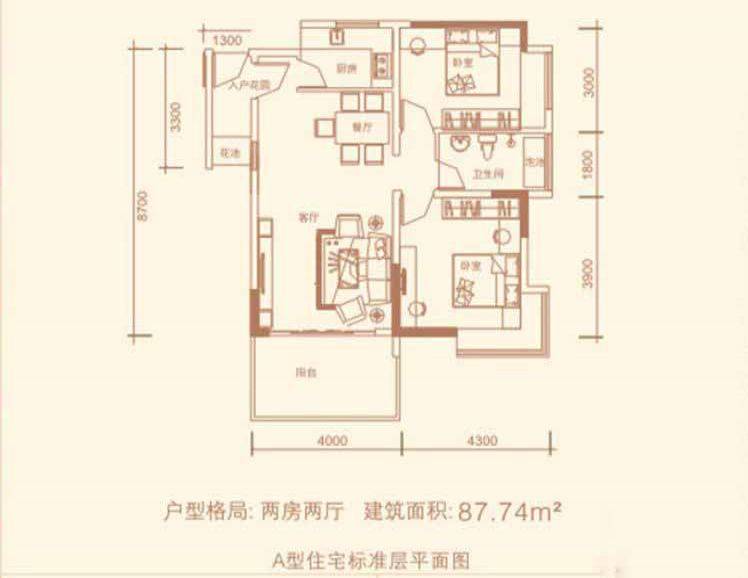 衍宏美丽春天四期户型图