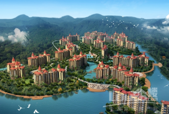 海南万宁石梅山庄全景图