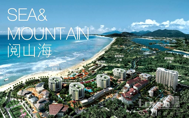 海南万宁中海神州半岛全景图