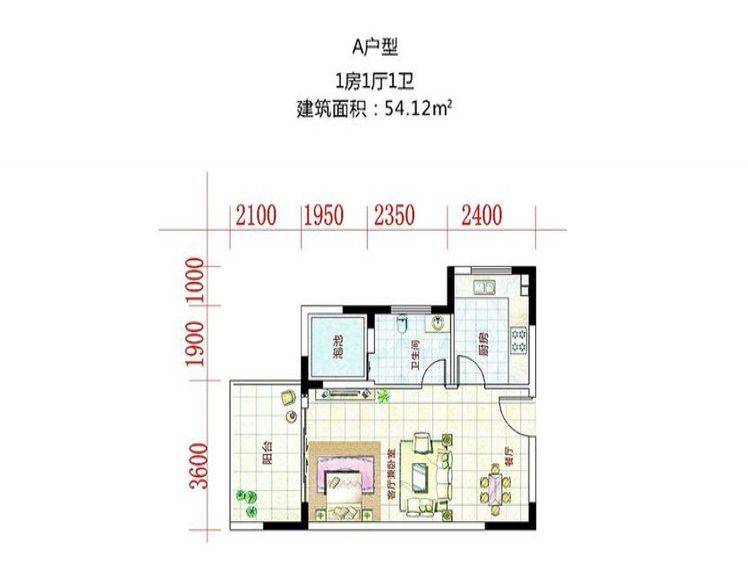 椰林居养生花园户型图