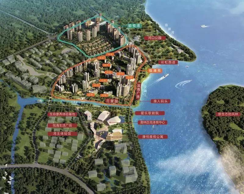 富力悦海湾规划图