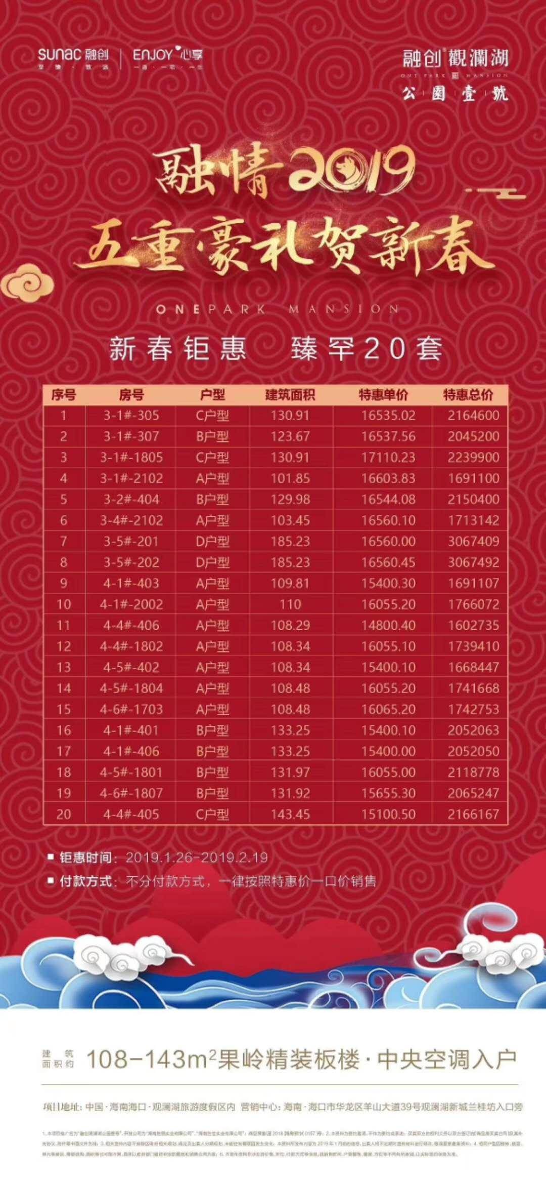 融创观澜湖公园壹号