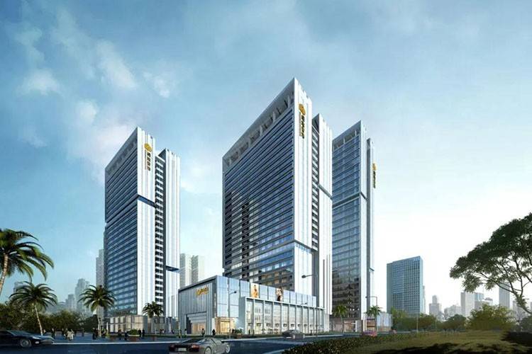 海南海口绿地新海岸效果图