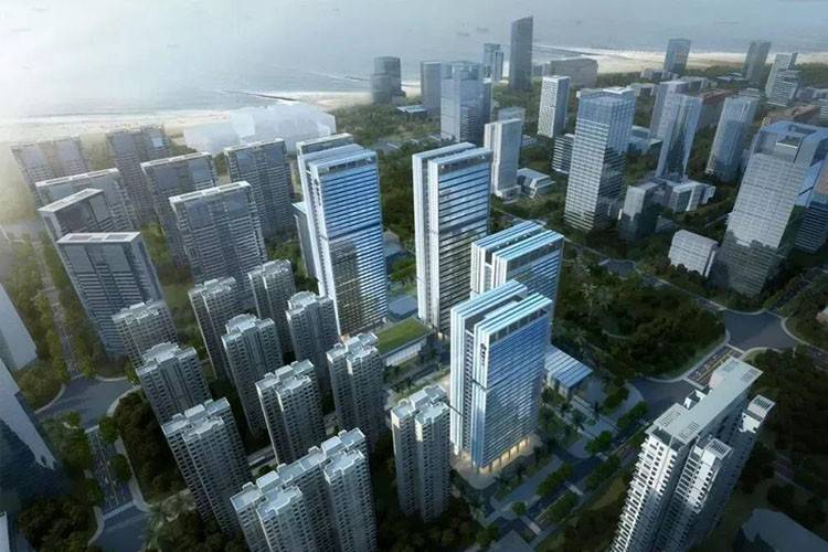 绿地新海岸鸟瞰图