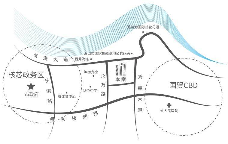 南光中心区位图