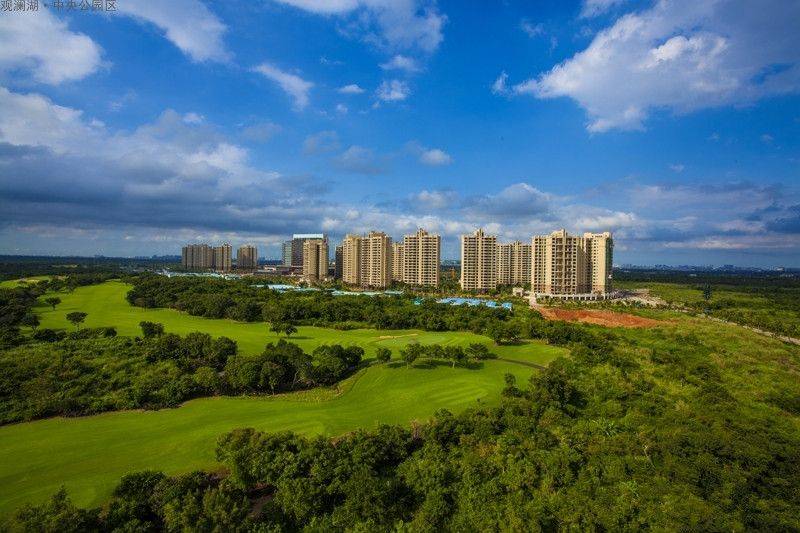 海口观澜湖中央公园区实景图