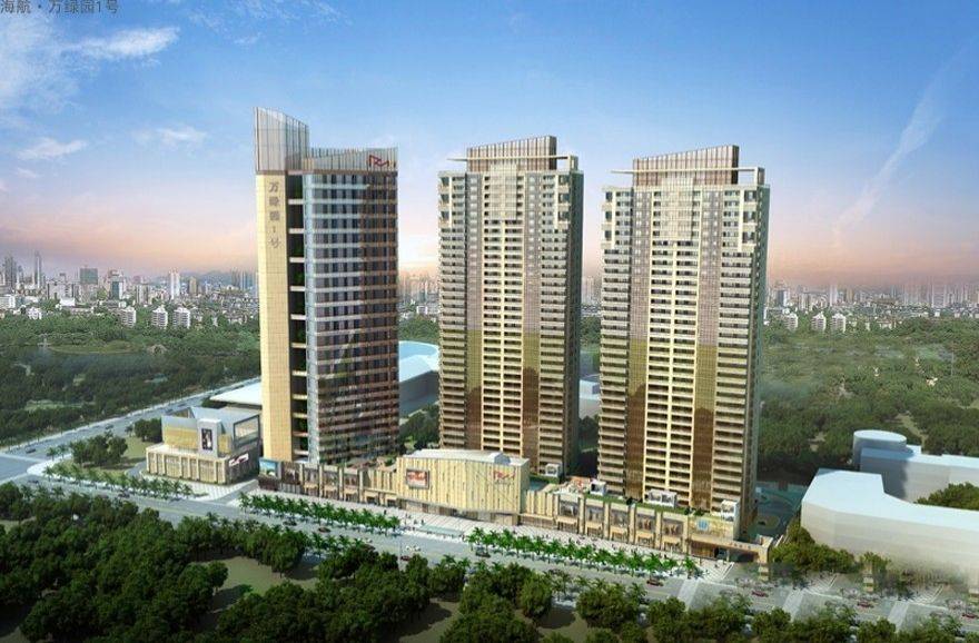 海口海航万绿园1号效果图