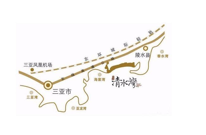 雅居乐清水湾交通图