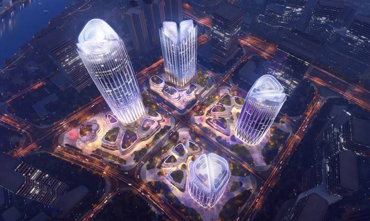 世茂三亚国际金融中心效果图
