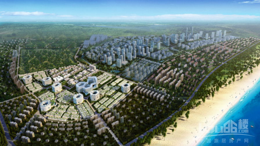 海南陵水清水湾智汇城效果图