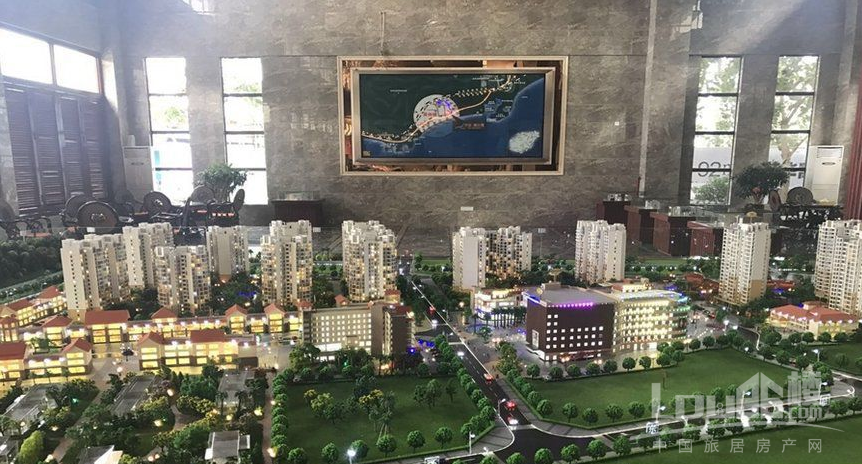 海南陵水宇全清水湾沙盘图