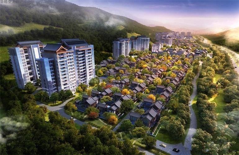华皓亚龙府鸟瞰图