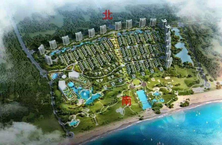 三亚清凤海棠长滩效果图