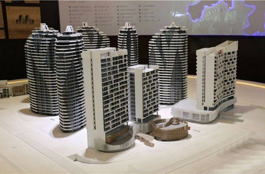 珠江俪豪沙盘实景图