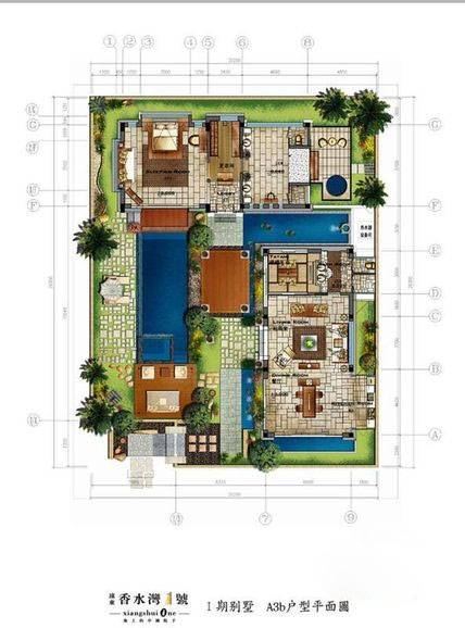 海南陵水香水湾1号户型图