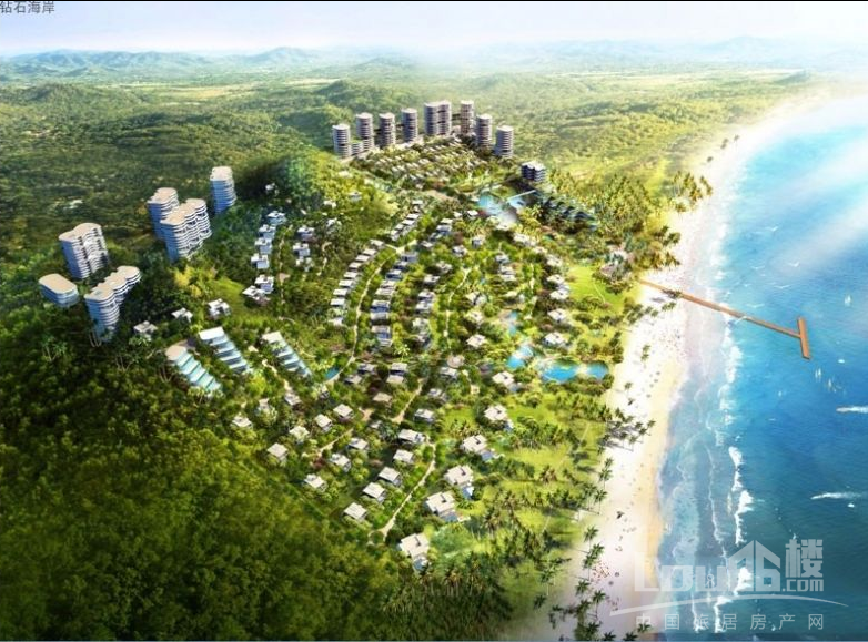 海南陵水钻石海岸效果图