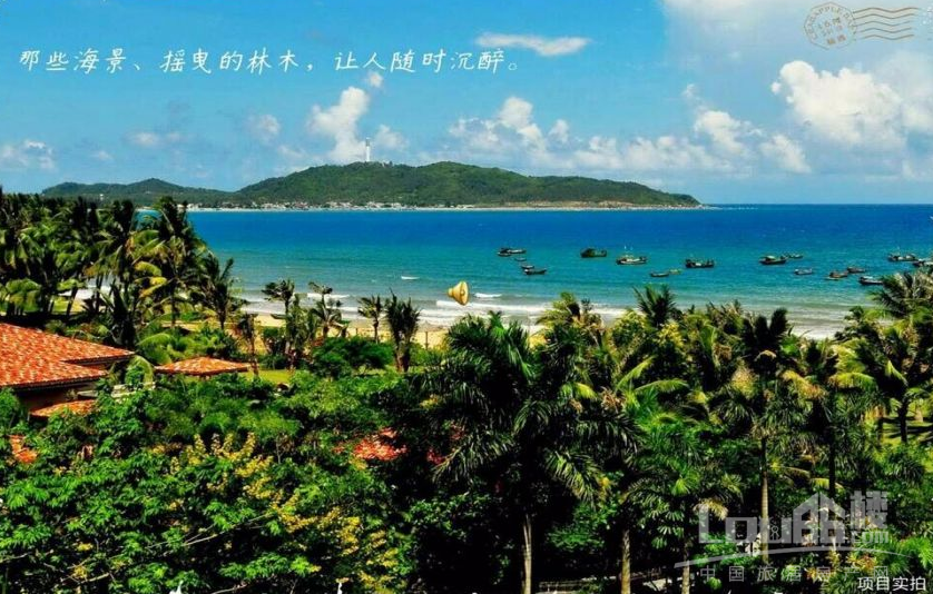 海南三亚陵水东和福湾实景图