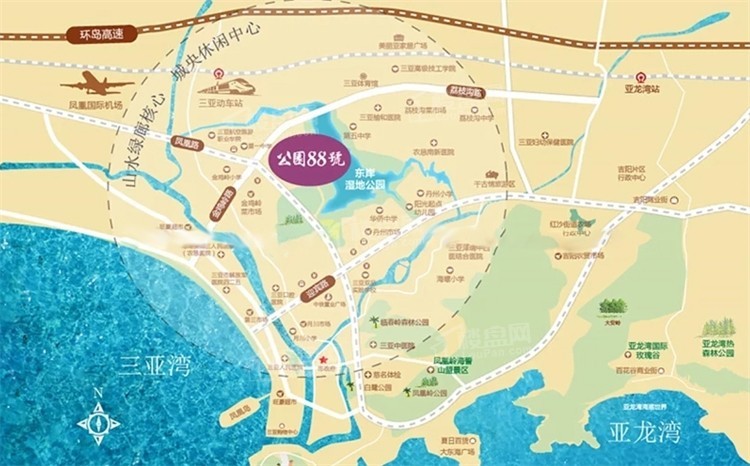 三亚公园88号值得购买吗？房价多少钱一平？            </h1>(图2)