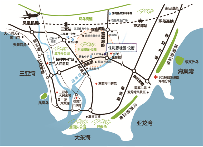 三亚保利碧桂园悦府住宅在售，建面约103㎡剩余1套(图3)