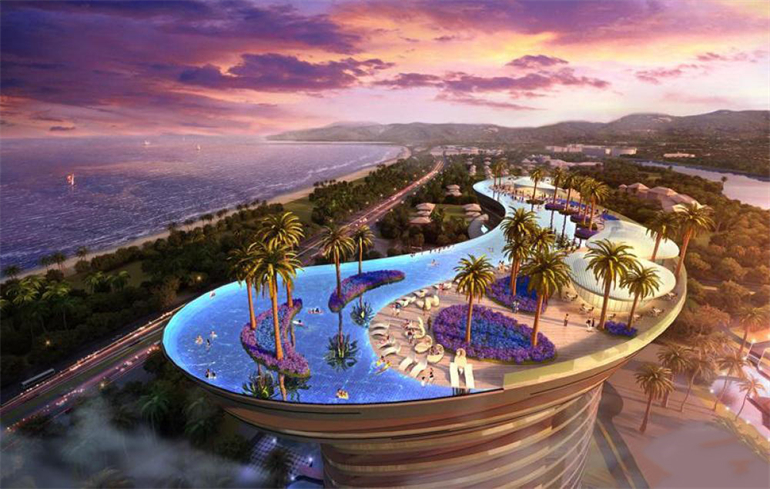 三亚国美海棠湾游艇别墅在售，建面约204-347㎡(图1)