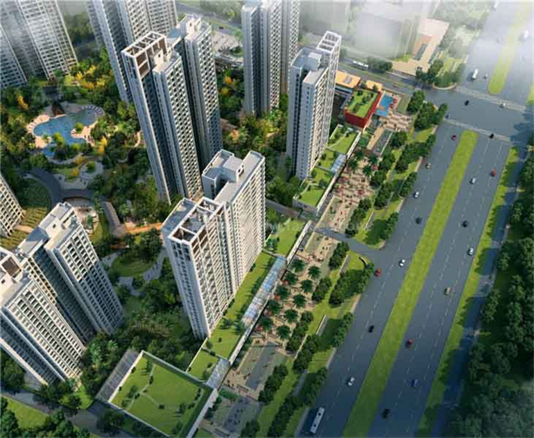三亚清平乐西郡主推住宅产品，建面约82-100㎡(图1)