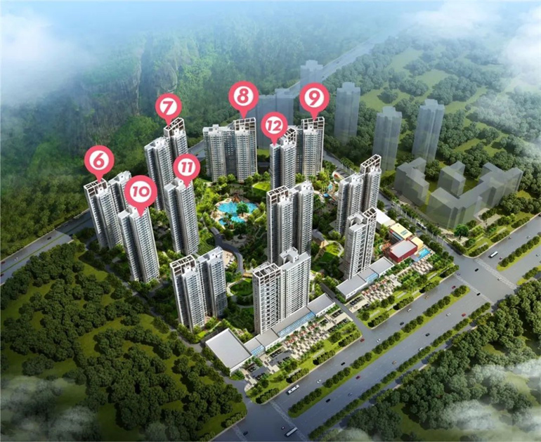 三亚清平乐西郡主推住宅产品，建面约82-100㎡(图2)