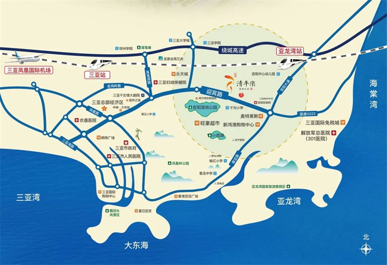 三亚清平乐西郡主推住宅产品，建面约82-100㎡(图3)