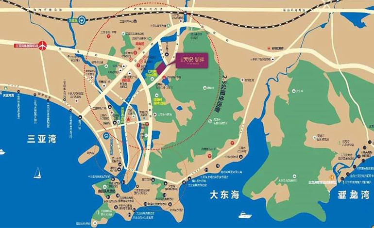 三亚天悦湖畔6#楼在售，三大公园环伺，亲近自然(图3)