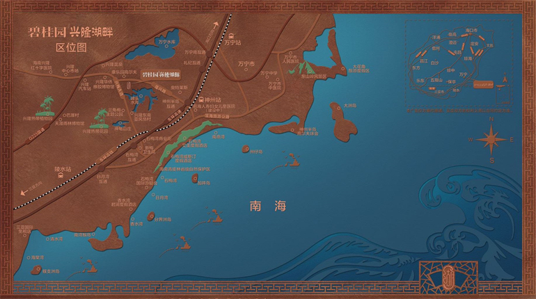 万宁碧桂园兴隆湖畔——古代建筑群院落布局，享万宁兴隆成熟商圈配套(图5)