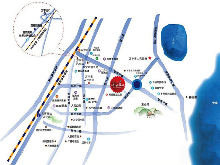 万宁国瑞城主推住宅产品，建面约75-81㎡(图3)