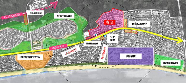 陵水雅居乐清水湾春晓｜7层花园洋房，现代滨海建筑风格(图2)