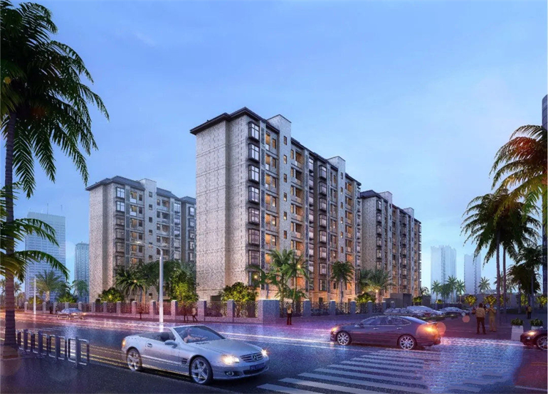 陵水天璞公馆主推住宅产品，建面约106-123㎡(图1)