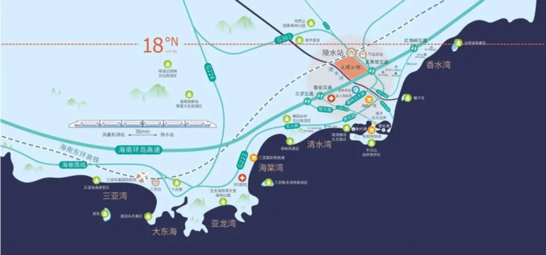 陵水天璞公馆主推住宅产品，建面约106-123㎡(图3)