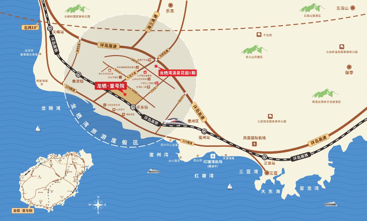 乐东龙栖壹号院｜现代简约风格，百亩住宅项目(图4)