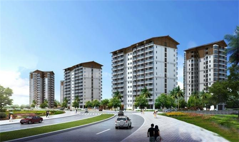 五指山卓达山水青城主推住宅产品，均价13000元/㎡(图1)