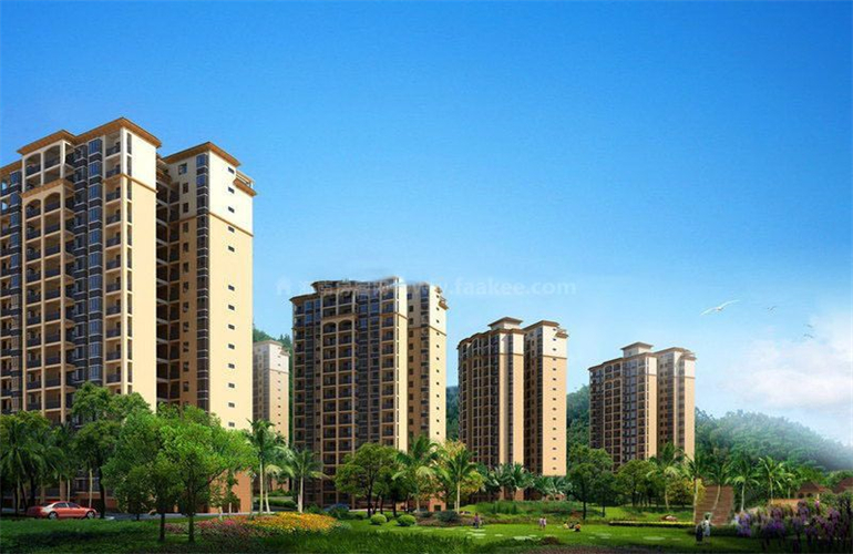 五指山山水名城｜置身花影缤纷之中，住宅建面43-99㎡(图1)