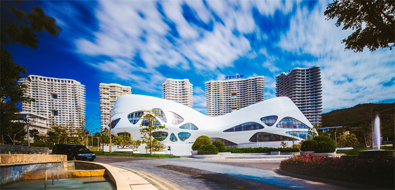 乐东龙栖湾波波利海岸主推住宅产品，建面约115-128㎡(图1)