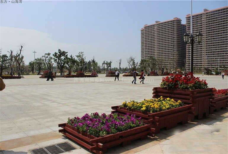 东方山海湾，纯板式建筑，住宅建面约30-65㎡(图2)
