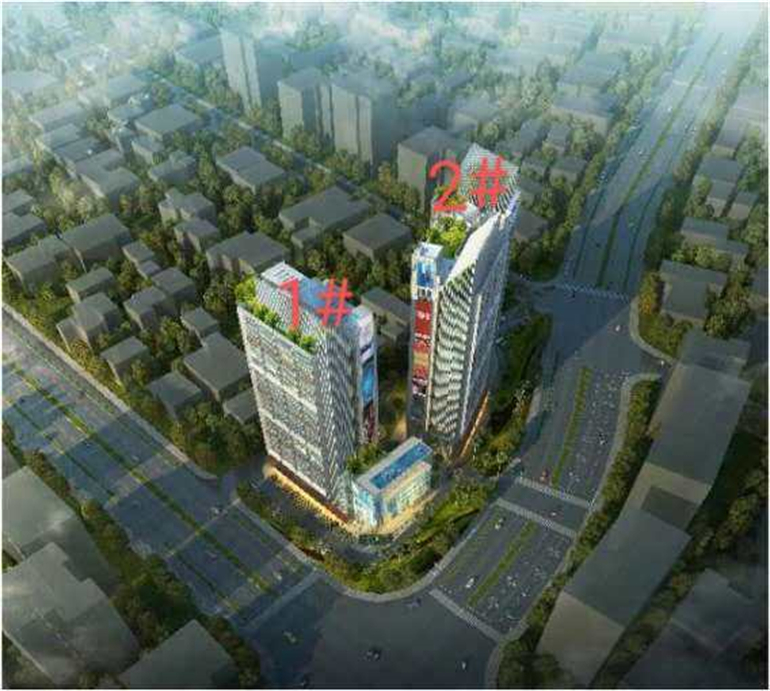 东方福瑞商业中心主推复式产品，建面约61㎡，层高5.48米(图1)