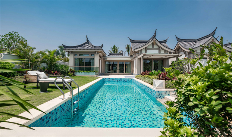 三亚海棠壹零壹｜建筑巧用中式传统元素点缀，体现传统文化底蕴(图5)