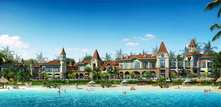 昌江恒大棋子湾主推建面约317㎡户型，总价约650万/栋(图3)