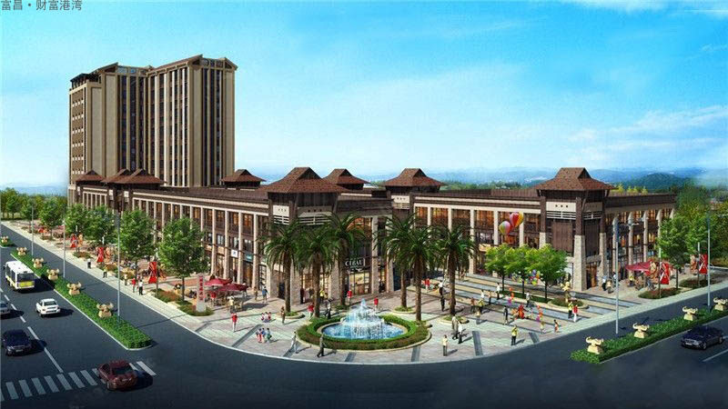 昌江财富港湾主推住宅产品，建面约31-105㎡(图2)