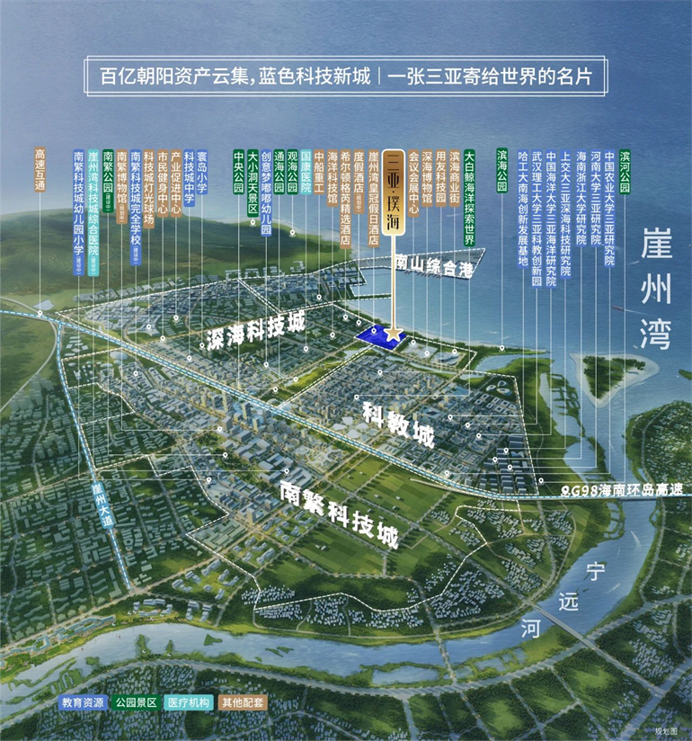 三亚璞海｜坐拥湾区美景，享城市繁华配套(图3)
