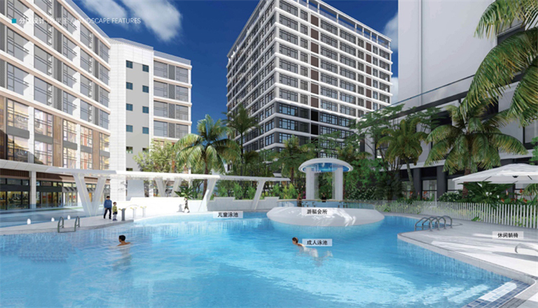 三亚龙湖听蓝时光主力户型为建面约248㎡，单价20000元/㎡(图3)
