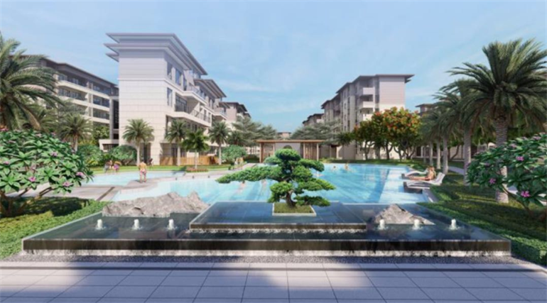 万宁碧桂园兴隆湖畔主推建面约107-131㎡户型，洋房均价12000元/㎡(图1)