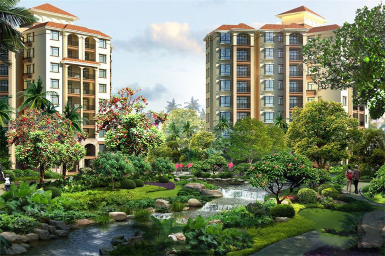 万宁翡翠花园｜舒适楼间距，尽享开阔视野(图1)