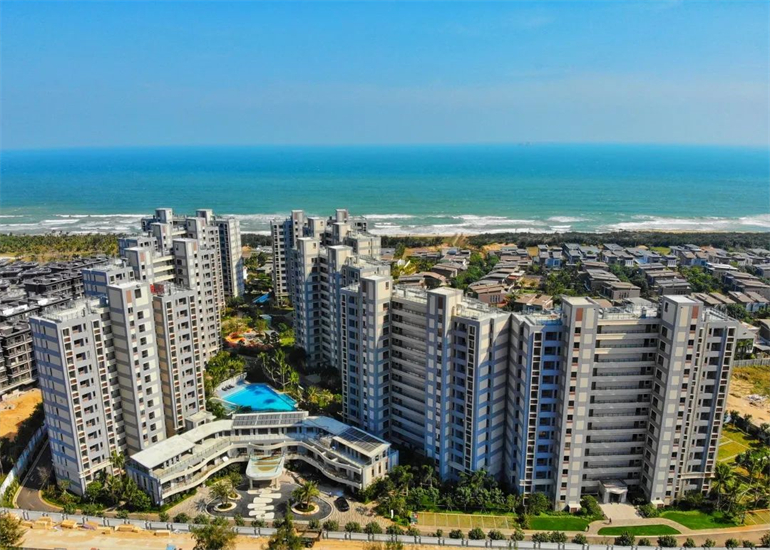 陵水合景汀澜海岸海景住宅现房在售，建面约100-110㎡(图1)